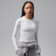 Jordan Womens Jordan Brooklyn Essentials Long-Sleeve Mid Layer T-Shirt in White IM7353-100, White, L, female, 1015985745-00198966454774