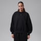 Jordan Womens Jordan Brooklyn Fleece Crew-Neck Sweatshirt in Black IM7288-010, Black, 2XL, female, 1015948638-00198962247868