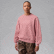 Jordan Womens Jordan Brooklyn Fleece Fireside Crew-Neck Sweatshirt in Pink IM7256-685, Pink, L, female, 1015983172-00198966242708
