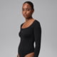 Jordan Womens Jordan Brooklyn Long-Sleeve Bodysuit in Black IM7228-010, Black, 2XL, female, 1015984279-00198966221888