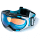 Julbo Around Excel Goggles - Black/White Frame, Blue Flash/Orange tint lens 70412220