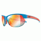Julbo Breeze Sunglasses,Matte Blue/Coral Frame,Zebra Light Lens J4763112