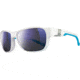 Julbo Coast Sunglasses, Shiny White/Blue Frame w/Octopus Lenses 4728011