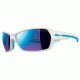 Julbo Dirt 2.0 Sunglasses, Shiny White/Blue Frame w/Spectron 3CF Lenses 4741111