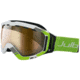 Julbo Orbiter Goggles, White-Black-Green Frame, Camel Lens 72050111