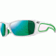 Julbo Pipeline Sunglasses - Shiny White/Green Frame Frame w/Spectron 3CF Lenses 4281111