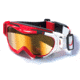 Julbo Revolution Goggles - White/Red/Black Frame, Camel lens 71850110