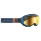 JULBO Titan Ski Goggles,Blue,Zebra Lenses w/Gold Flash, XL 74131365