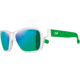 Julbo Turn Progressive Prescription Sunglasses, Shiny White / Green Frame, Spectron 3 Cf W/ Green Flash Lens-J4651111PR