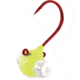 Kalins Fishing Kalin Google Eye Live Bait Series Jig, 1/4oz, Chartreuse, GELB14-CH