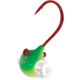 Kalins Fishing Kalin Google Eye Live Bait Series Jig, 1/4oz, Chartreuse Green, GELB14-CH/GRN