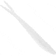 Kalins Fishing Kalin Jerk Shad Minnow Bait, 4in, Pearl, 10 Pack, 4SJ10-005