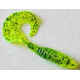 Kalins Fishing Kalin Lunker Grub, 3in, Chartreuse Salt &amp; Pepper, 10/Pack, 3G10-540