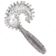 Kalin's Fishing Kalin Tickle Grub, 10, 5in, Smoke Salt &amp; Pepper, 5T8-415