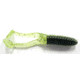 Kalin's Fishing Kalin Triple Threat Crappie Scrub TwinTail Shad, 4, 1.75in, Chartreuse/Shad, TSC10-834