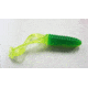 Kalin's Fishing Kalin Triple Threat Crappie Scrub TwinTail Soft Bait, 4, 1.75in, John Deere Green, TSC10-872