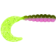 Kalin's Fishing Kalin Triple Threat Grub, 8, 2in, Electric Chicken, 2TG10-850