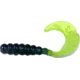 Kalin's Fishing Triple Threat Grub, 10, 2in, Junebug/Chartreuse Tail, 2TG10-820