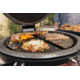 Kamado Joe Classic Joe Half Moon Cast Iron Reversible Griddle, Black, Medium, KJ-HCIGRIDDLE