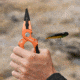Kast King Gila Aluminum Straight Nose Plier, Burnt Orange, 7.5in, KKTATLSPLR8SALGIBTO