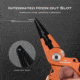 Kast King Gila Aluminum Straight Nose Plier, Burnt Orange, 7.5in, KKTATLSPLR8SALGIBTO