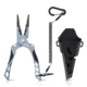 Kast King Gila Aluminum Straight Nose Plier, Charcoal, 7.5in, KKTATLSPLR8SALGICC