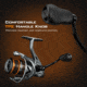 Kast King Kestrel 1000 SFS Carbon Body Spinning Reel, 6.2:1, 4.6oz, KKRLSPNKSSFS10GS