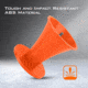 Kast King Line Stripper, Orange/Black, KKTALIMSTRGOBOR
