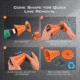 Kast King Line Stripper, Orange/Black, KKTALIMSTRGOBOR