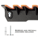 Kast King Patented V15 Vertical Fishing Rod Holder, Orange/Black, 2pc, KKTAROMRRV15BK2