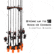 Kast King V10LS Spooling Station and Rod Rack, Orange/Black, KKTAROMRRV10LSOR