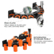 Kast King V10LS Spooling Station and Rod Rack, Orange/Black, KKTAROMRRV10LSOR