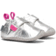 KEEN Baby Leo Crib Shoes - Kids, Silver/Vivacious, 6M, 1020008-001-6M