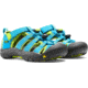 KEEN Big Kids Newport H2 Sandals, Hawaiian Blue/Green Glow, 1, 1012314-415-1