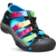 KEEN Big Kids Newport H2 Sandals, Rainbow Tie Dye, 5, 1018441-1-5
