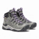 KEEN Gypsum Ii Mid Waterproof Hiking Boots - Women's, Earl Grey/Purple Plumeria, 7.5 US, 1017679-1-7.5