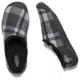 KEEN Howser Slide Slippers - Womens, Black Plaid/Black, Medium, 9, 1021846-001-9