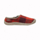 KEEN Howser Slide - Women's, Red Plaid/Brindle, Medium, 6, 1021849-600-6