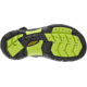 KEEN Little Kids Newport H2 Sandals, Black/Lime Green, 8, 1009942-505-8