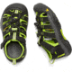 KEEN Little Kids Newport H2 Sandals, Black/Lime Green, 8, 1009942-505-8