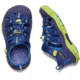 KEEN Little Kids Newport H2 Sandals, Blue Depths/Gargoyle, 8, 1009938-477-8