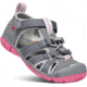 KEEN Little Kids Seacamp II CNX Sandals, Steel Grey/Rapture Rose, 13, 1020682-15-13