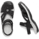 KEEN Rose Sandal - Womens, Black/Neutral Gray, 5, 1008783-029-5