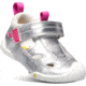 KEEN Toddlers Pep Fisherman Sandals, Silver/Vivacious, 7, 1020014-001-7