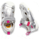 KEEN Toddlers Pep Fisherman Sandals, Silver/Vivacious, 7, 1020014-001-7