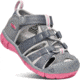 KEEN Toddlers Seacamp II CNX Sandals, Steel Grey/Rapture Rose, 4, 1020647-15-4