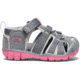 KEEN Toddlers Seacamp II CNX Sandals, Steel Grey/Rapture Rose, 4, 1020647-15-4