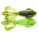 Keitech Crazy Flapper, Green Pumpkin Chartreuse, 3.6in Twin Tail Craw/Creature, 7Pk, Bag/Blister Pack, Squid Scent Infused, CF36401