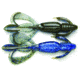 Keitech Crazy Flapper, Okeechobee Craw, 4.4in Twin Tail Craw/Creature, 6Pk, Bag/Blister Pack, Squid Scent Infused, CF44402
