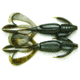 Keitech Crazy Flapper, Green Pumpkin, 3.6in Twin Tail Craw/Creature, 7Pk, Bag/Blister Pack, Squid Scent Infused, CF36101